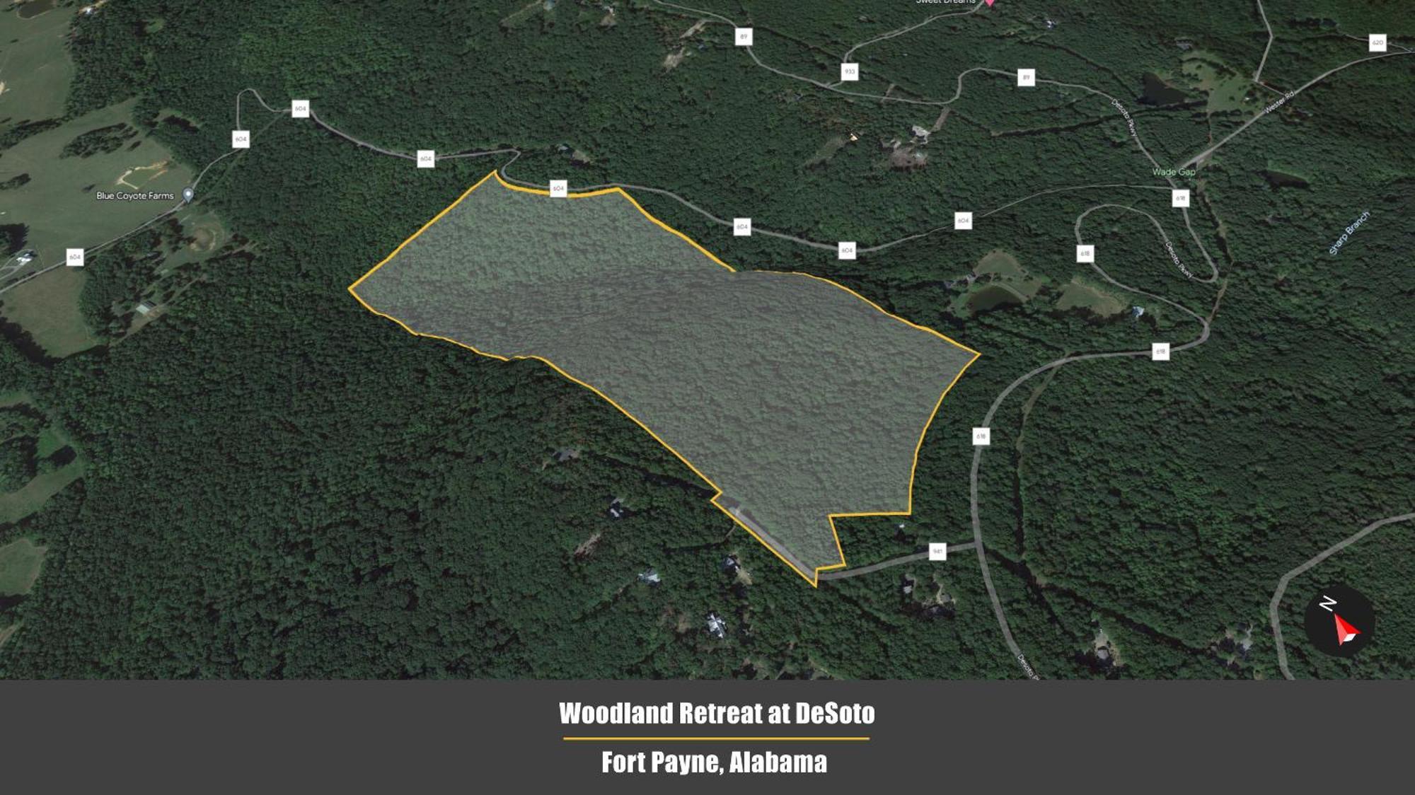 Coyote Cabin At Woodland Retreat At Desoto Beside Desoto State Park フォートペイン エクステリア 写真